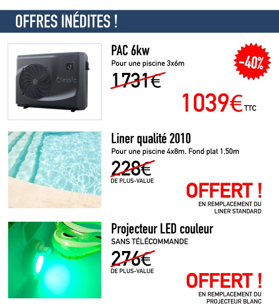 OFFRES INÉDITES OFFRES INÉDITES AQUADISCOUNT